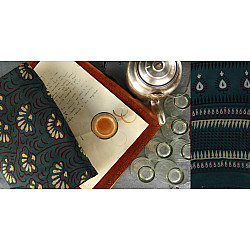 Of Tea Stains & Memories✑ Nandna Saree { Natural Color } ✑9